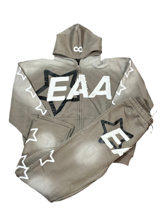 Grey “EAA” Sweatsuit